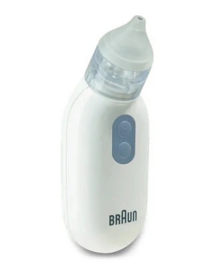 BRAUN Aspirador nasal eléctrico Braun: Alivio de la congestión nasal