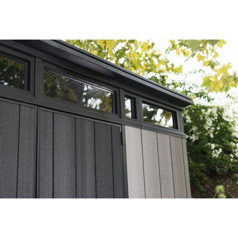 Artisan Kunststoff-Gartenschuppen, 2,74 m breit x 2,29 m tief