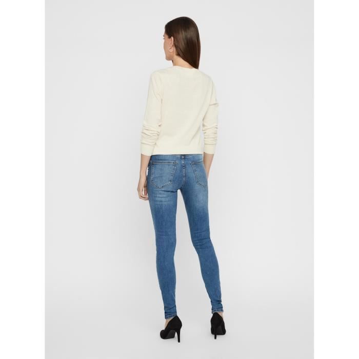 Jean Skinny Femme - VERO MODA - Sophia - Bleu - Taille standard
