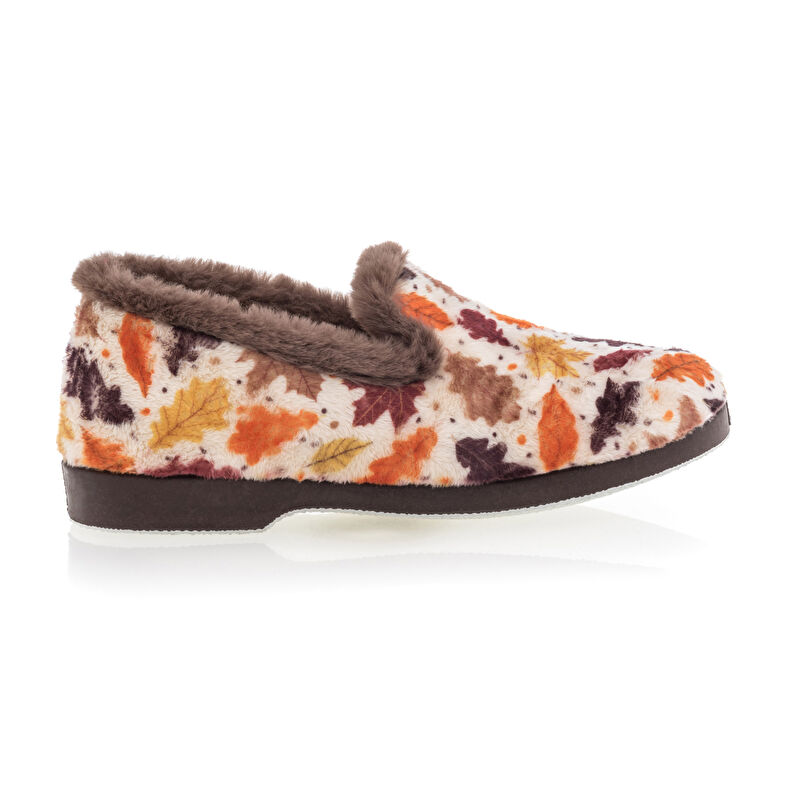 Pantuflas marrones para mujer
