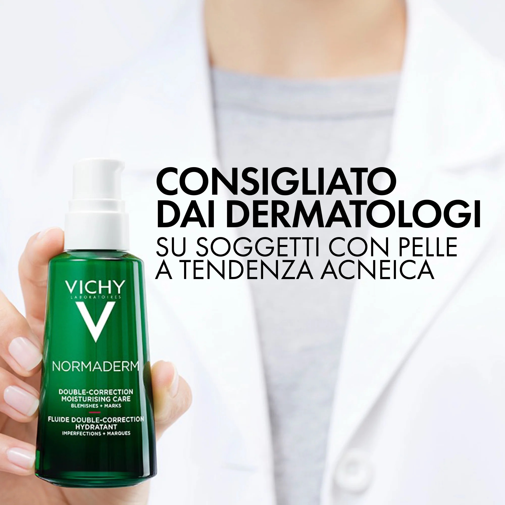 VICHY Vichy Normaderm hydraterende crème 50 ml met dubbele werking