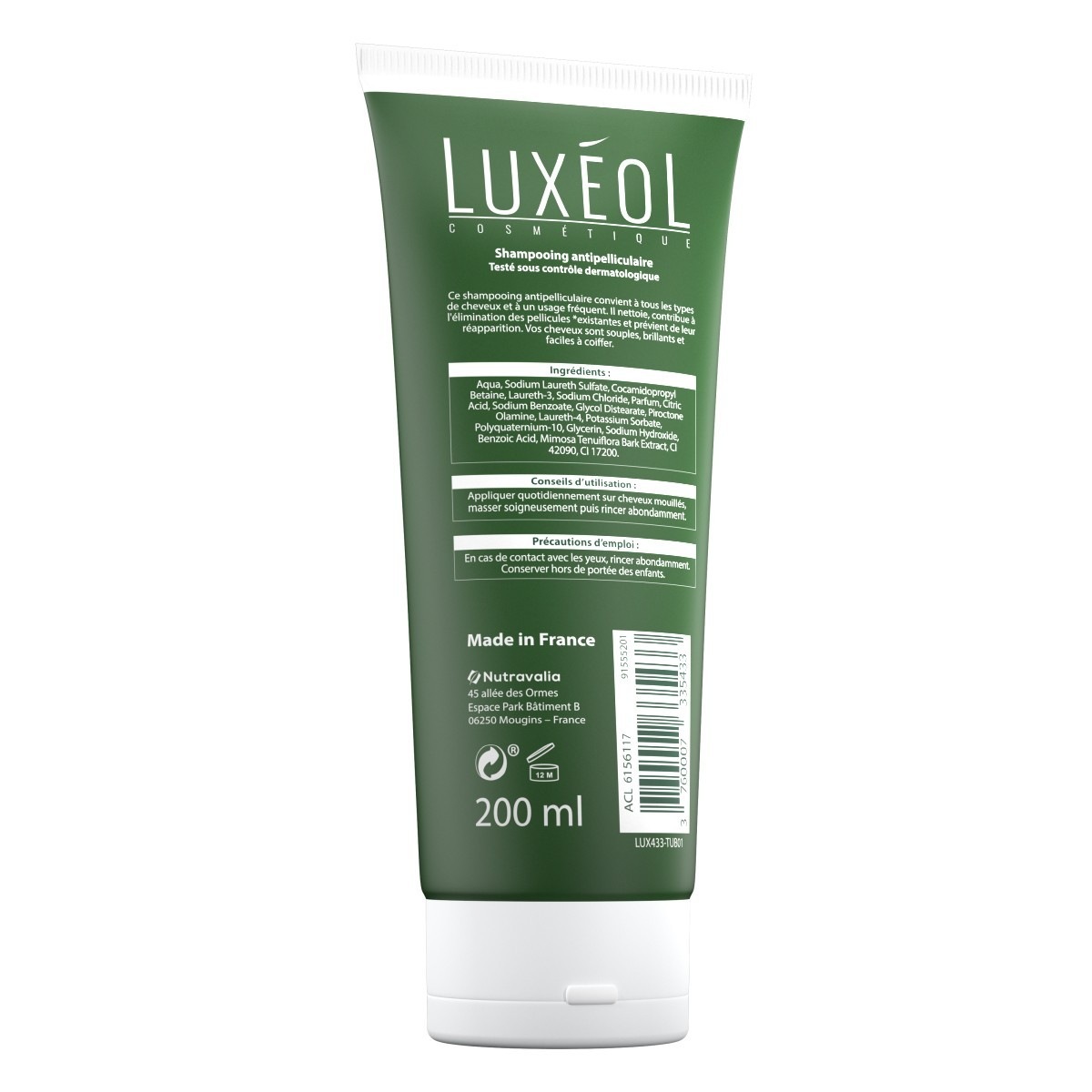 Luxéol Antipelliculaire