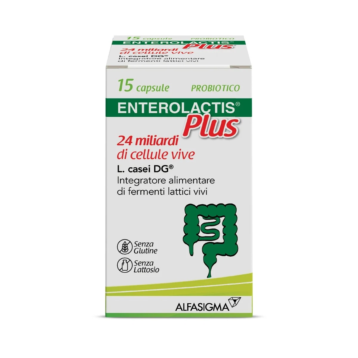 ENTEROLACTIS Enterolactis Plus 15 cápsulas Fermentos lácticos