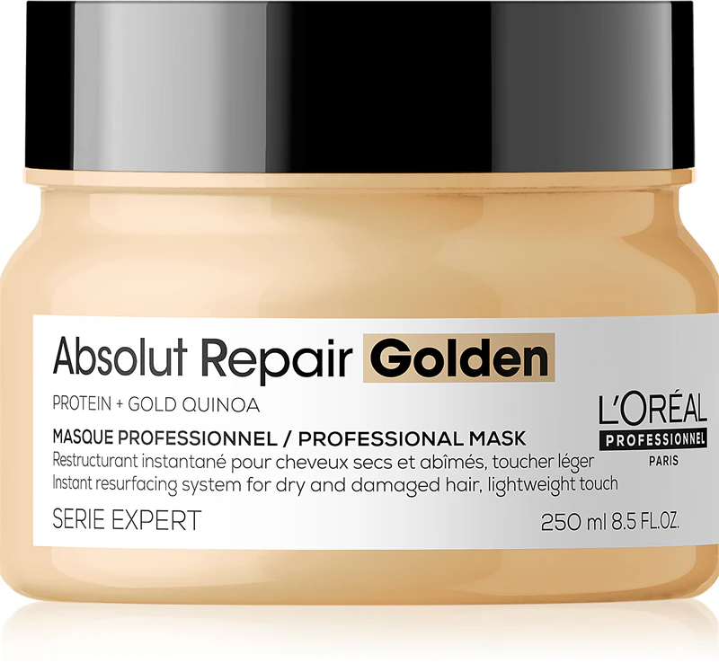L'Oréal Professionnel Serie Expert Absolut Repair Zlatá regenerační maska pro suché a poškozené vlasy