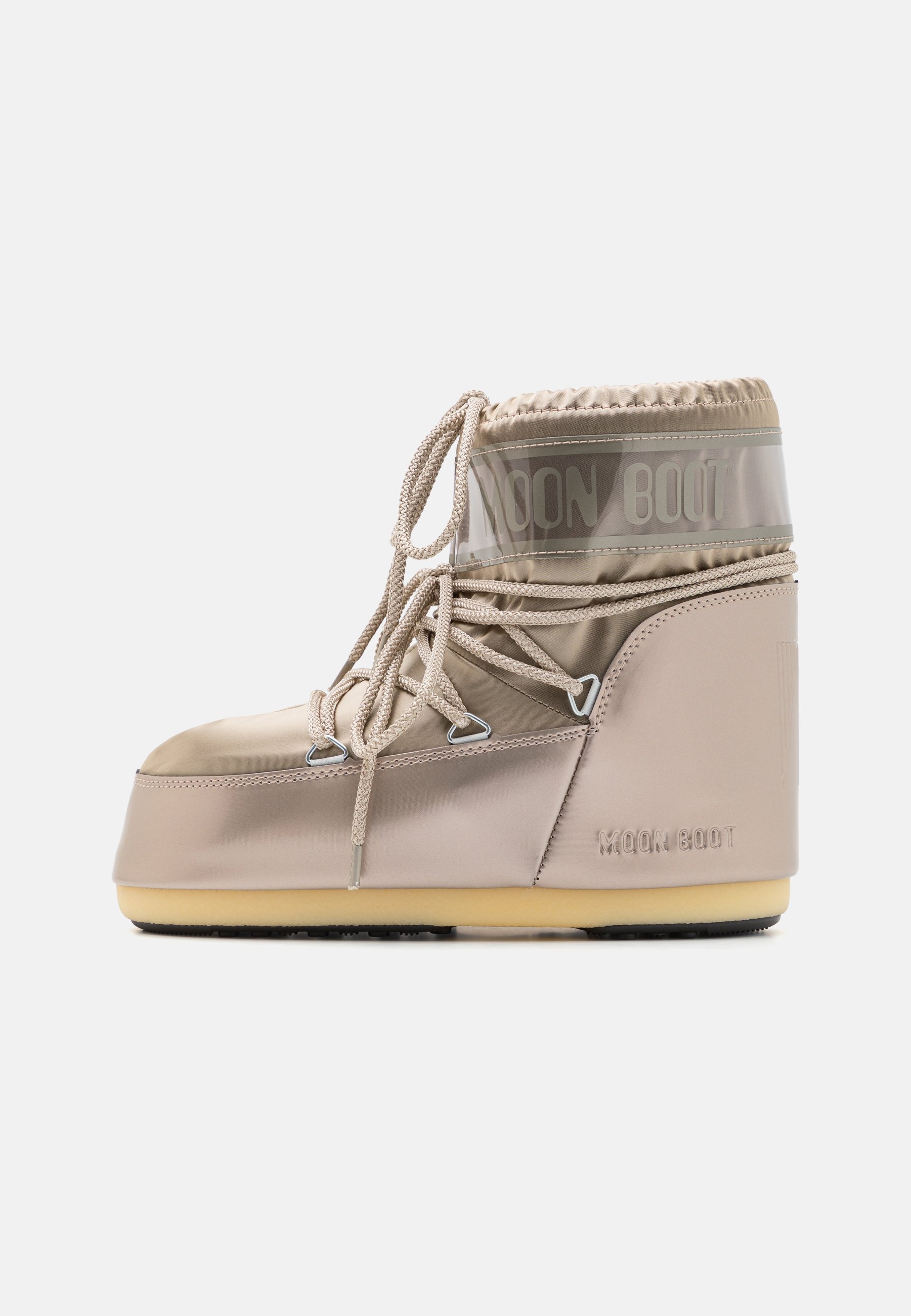 Moon Boot ICON LOW GLANCE UNISEX - Enkellaarsjes met vetersluiting - platina