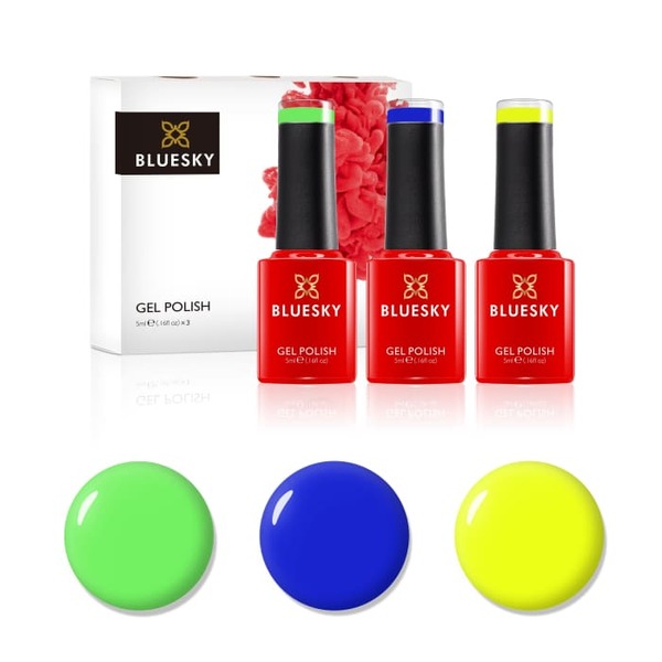 Bluesky Mini Trio Sæt Rainbow Brights - 5ml