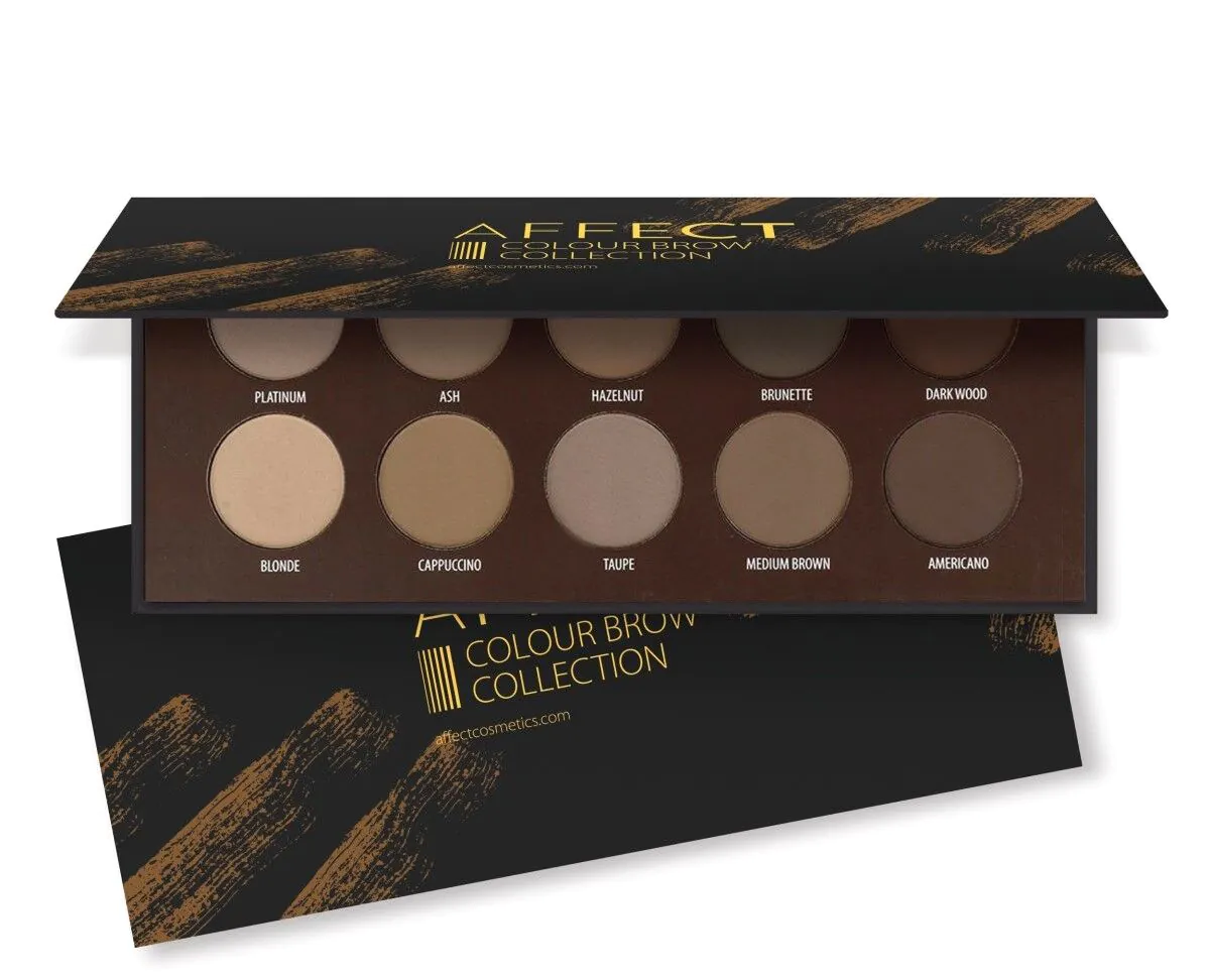 Affect Paleta cieni do brwi Colour Brow Collection 2 10x2g