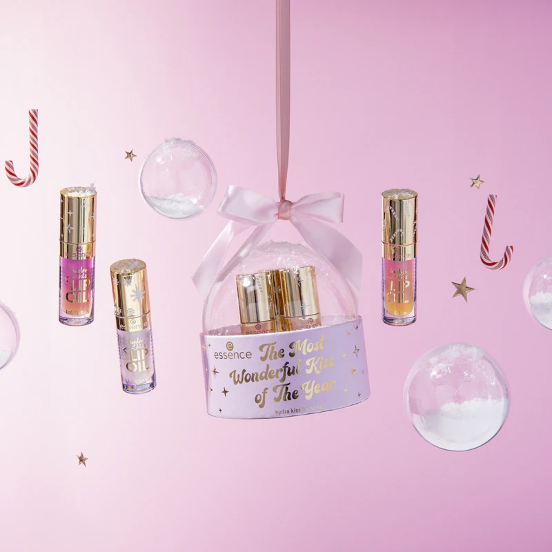 „essence“ Kalėdinis lūpų dovanų rinkinys „The Wonderful Kiss of the Year“