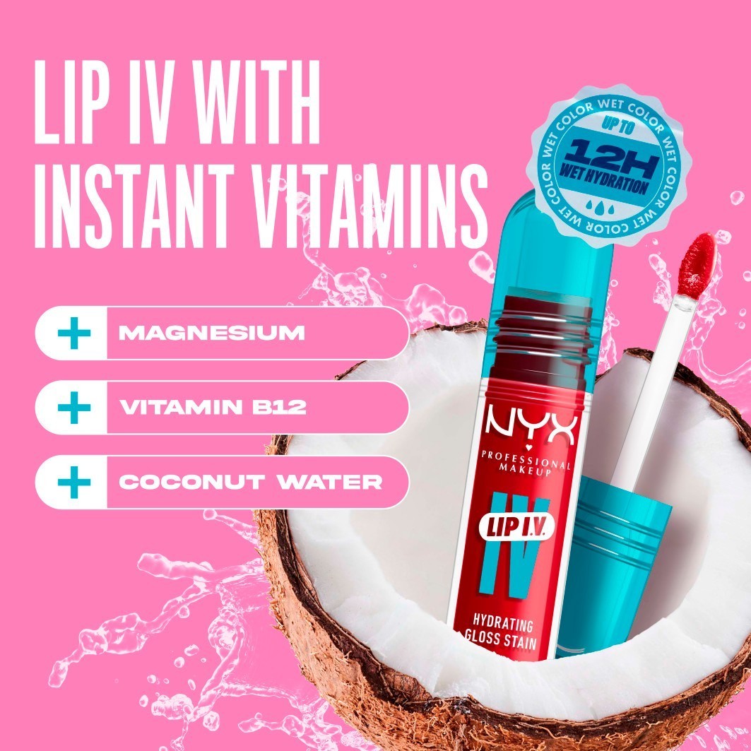 NYX Professional Makeup lūpų blizgis Lip IV - 5 ml