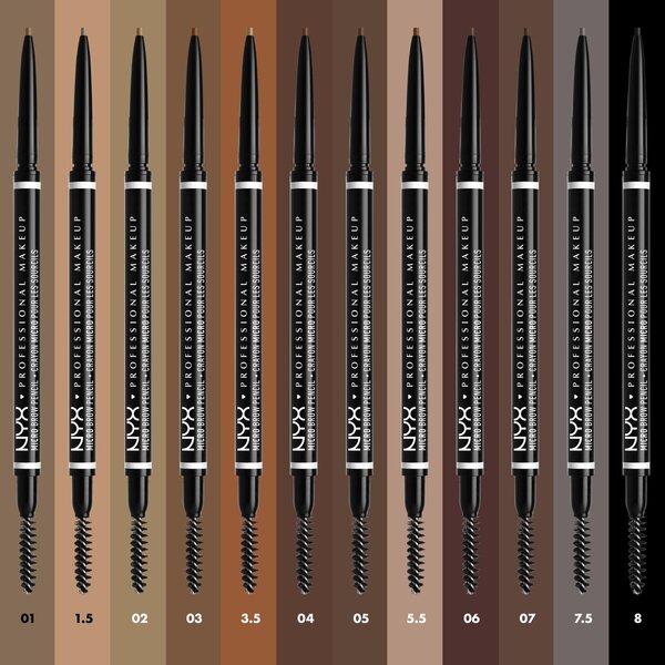 Lápis para Sobrancelhas Micro NYX Professional Makeup 03 Auburn<br>