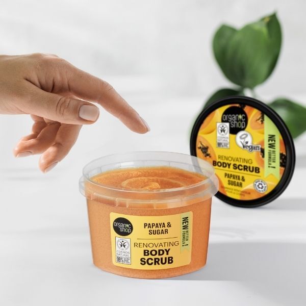 Organic Shop atjaunojošs ķermeņa skrubis 