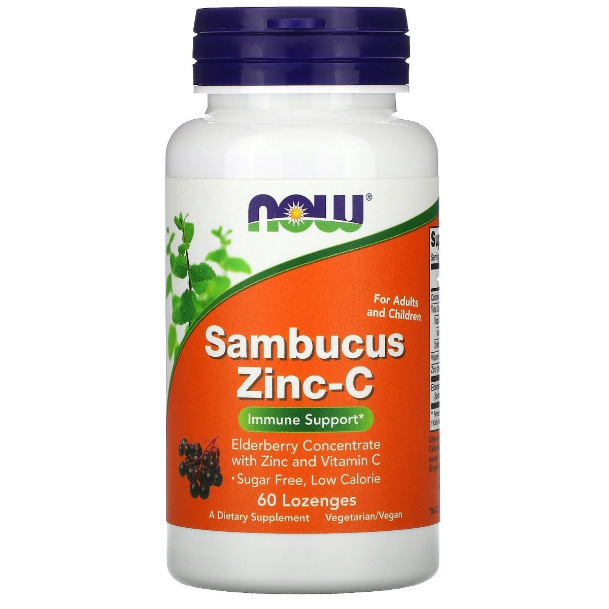 Now Foods Sambucus Zink-C