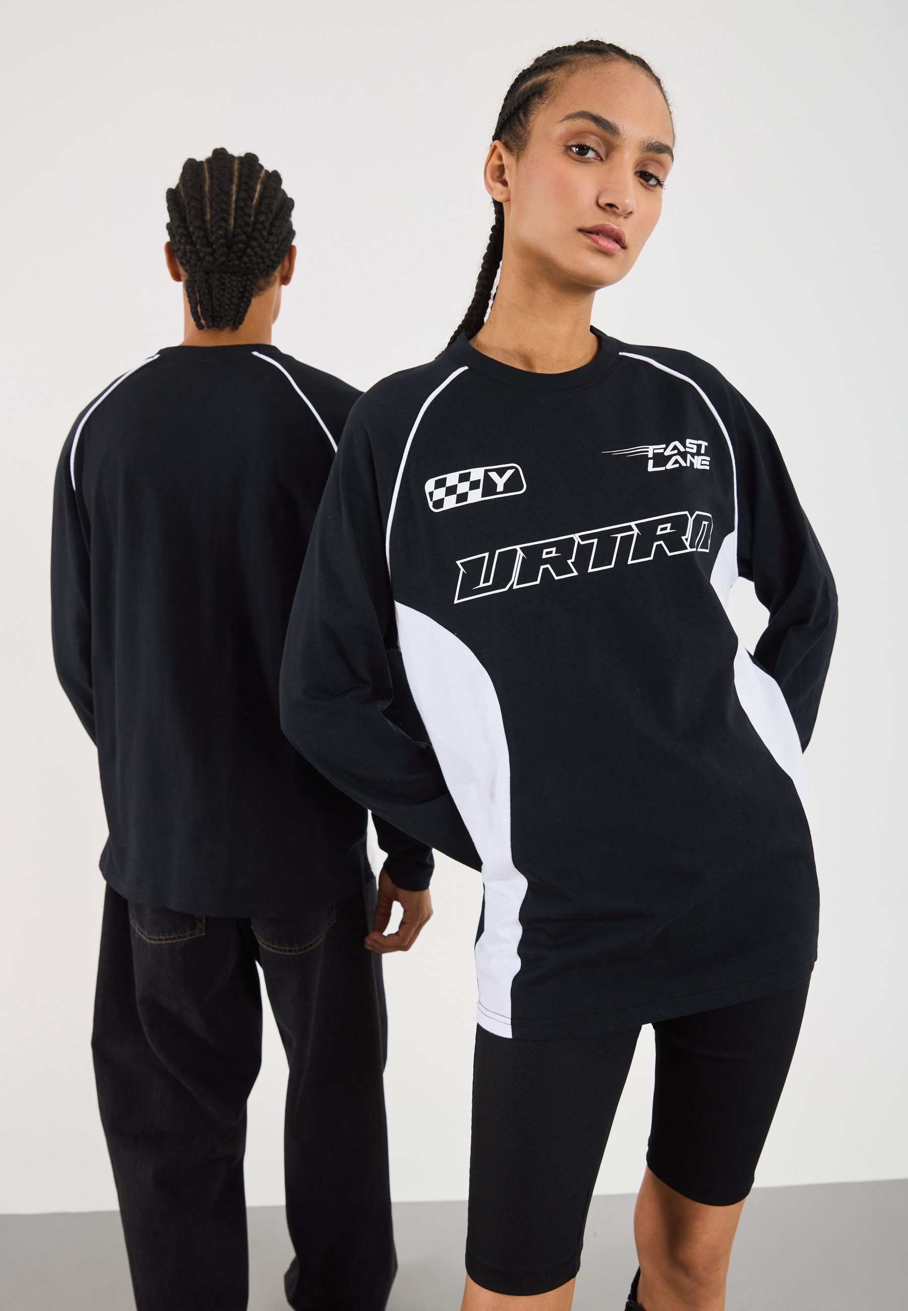YOURTURN UNISEX - Maglia a maniche lunghe - Nera