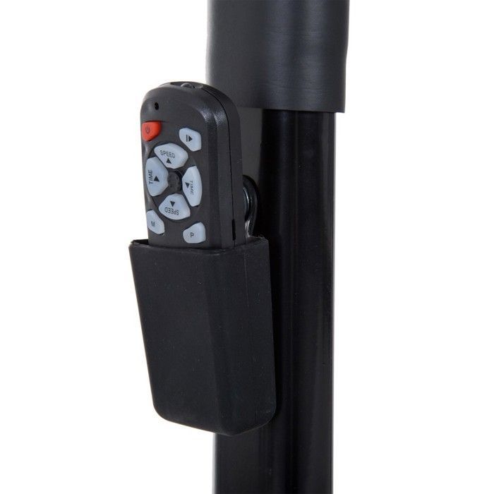 Opvouwbare elektrische loopband - LCD-scherm - Fitnesssnelheid 1-6 km/u - Zwart - Stevig stalen frame - 105x56x108,5 cm - Compact