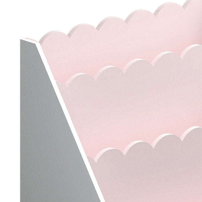 Étagère pour enfant Vestnes 48 x 61 x 30 cm rose blanc