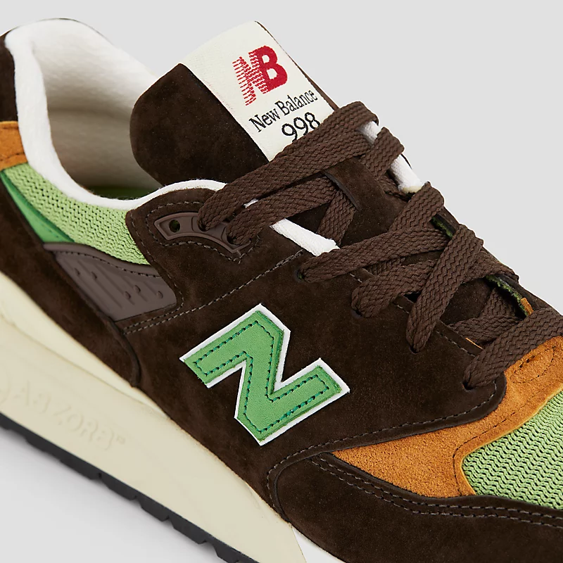 Unisex Wyprodukowano w USA 998 - Brązowy z zielonym