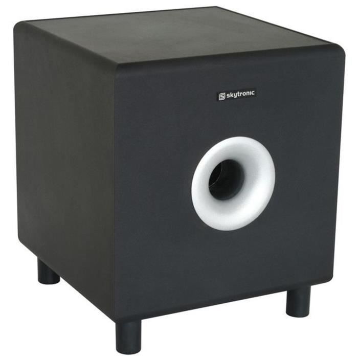 Subwoofer amplificado - SKYTRONIC - SHFS10B - 200W máx. - 25 cm - Design Bass Reflex