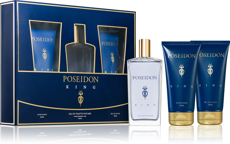 Conjunto de presente Instituto Español Poseidon King para homens