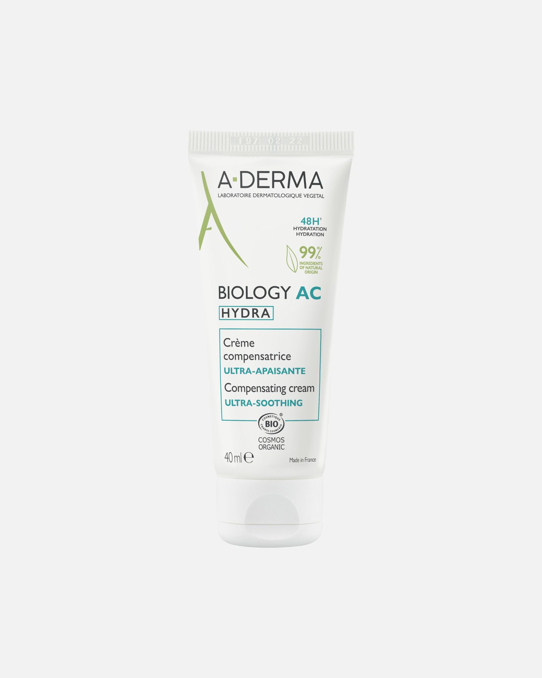 A-DERMA Biology AC Hydra Balancing Cream veido kremas - 40 ml