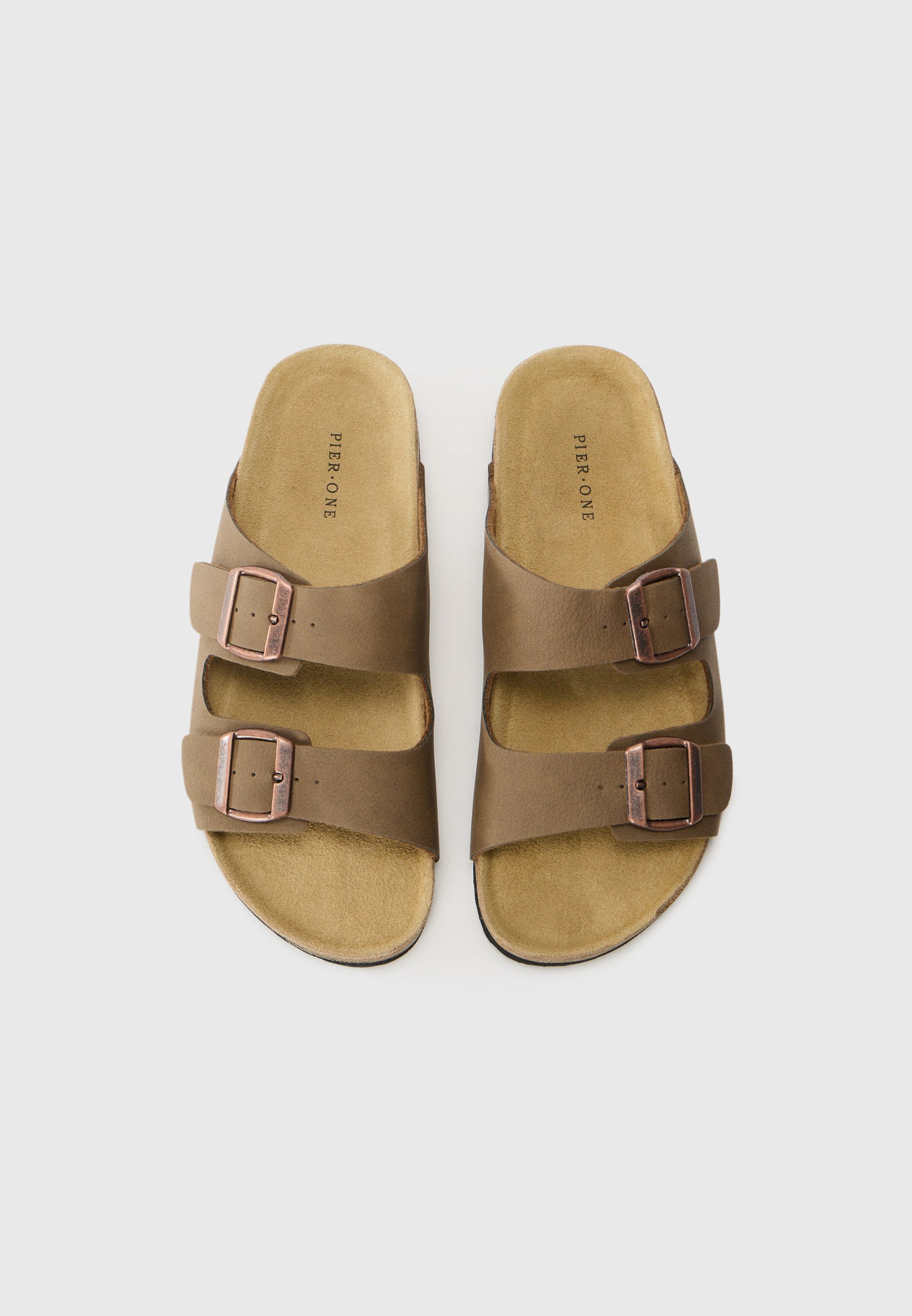 Pier One UNISEX - Muiltjes - lichtbruin