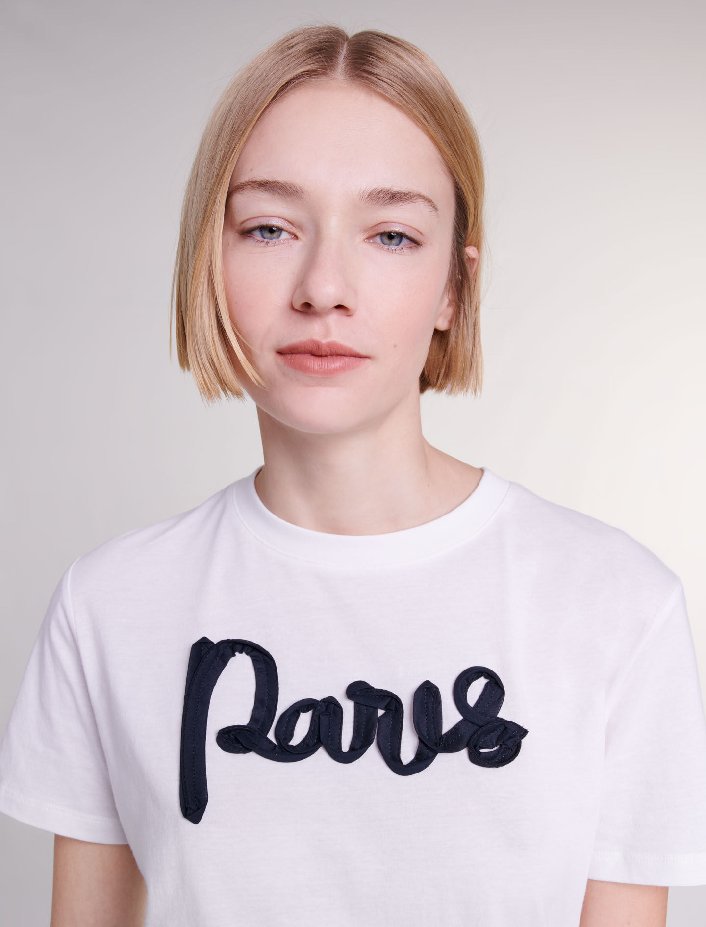 Katoenen T-shirt - Wit