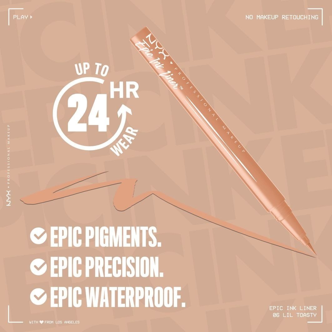 NYX Professional Makeup acu zīmulis Epic Ink Liner - 1 ml