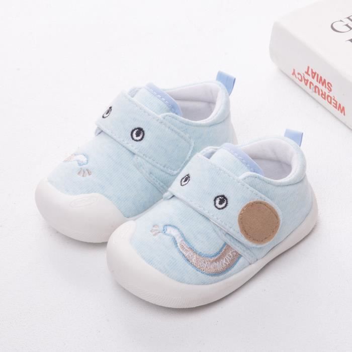 Zapatos planos antideslizantes para bebés (niña/niño) de INSFITY - Azul