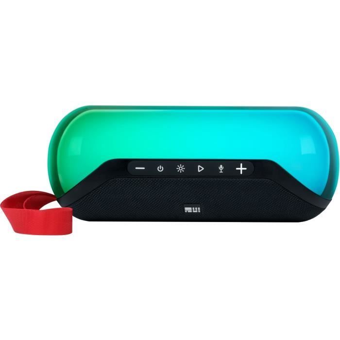 Trådløs højttaler med lys - BIGBEN PARTY - Bluetooth 5.3 - USB - 50W - Trådløs mikrofon inkluderet - Stemmeskifter