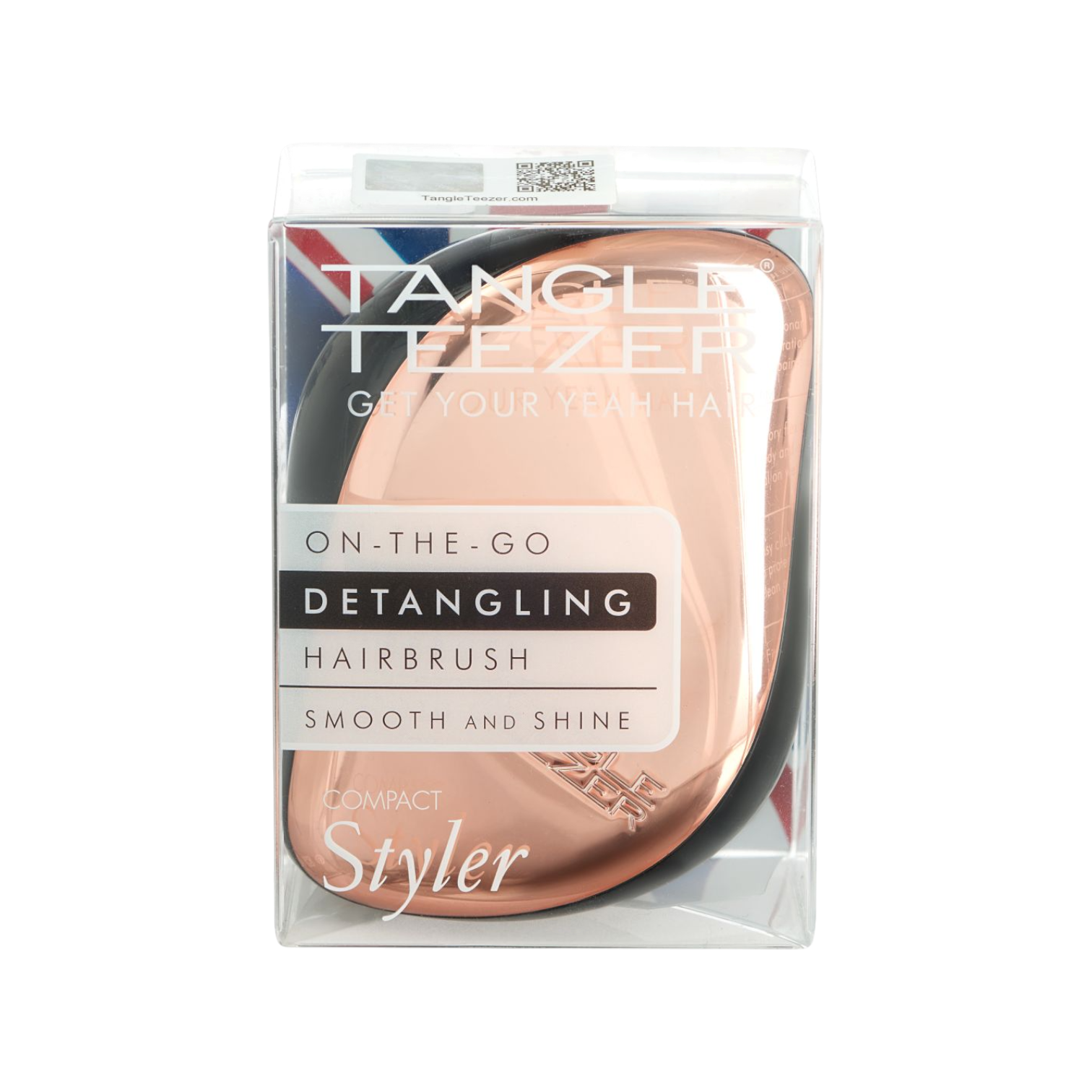 Tangle Teezer Compact Styler Or rose Noir