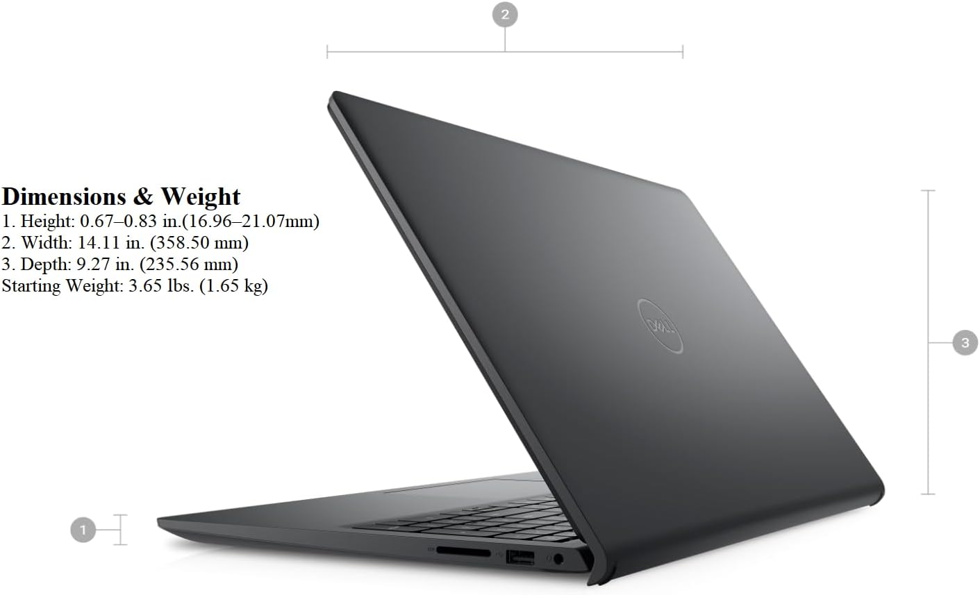 Notebook Dell Inspiron 15 Business 2023, 15,6