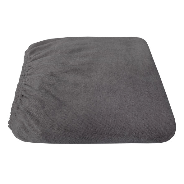 Superzacht badstof stretch hoeslaken, 180-200 x 200 cm, antraciet