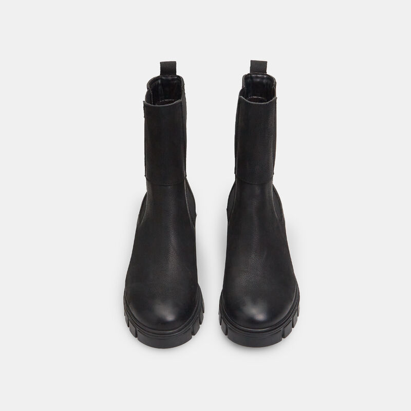 Damskie skórzane buty bojowe