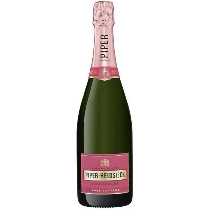 Piper Heidsieck Rosé Sauvage Champanhe - 75 cl x3