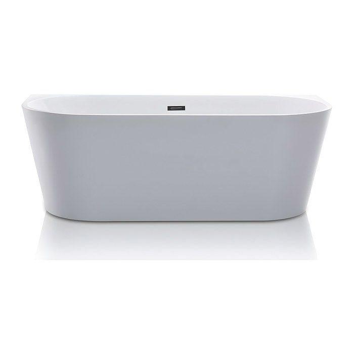 Bañera exenta - 149,5 x 75 x 58 cm - Acrílico - Blanco - 200 L - DIVINA
