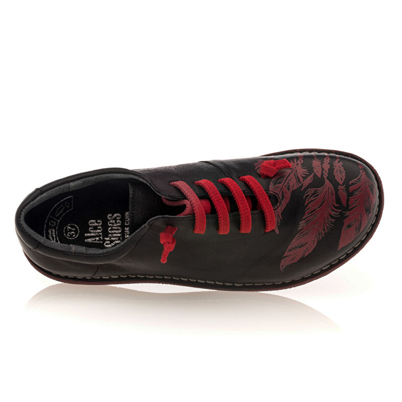 Zapatos de mujer negros con cordones / Zapatos Derby