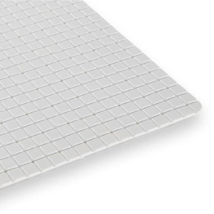 Alfombrilla antideslizante para baño o ducha - HOY - UTILIDAD - 40 x 60 cm - Rectangular - Blanca