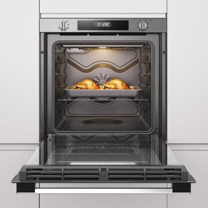 Horno pirolítico empotrable ROSIERES RFC3OP5579IN - Negro - Puerta fría - 75 L
