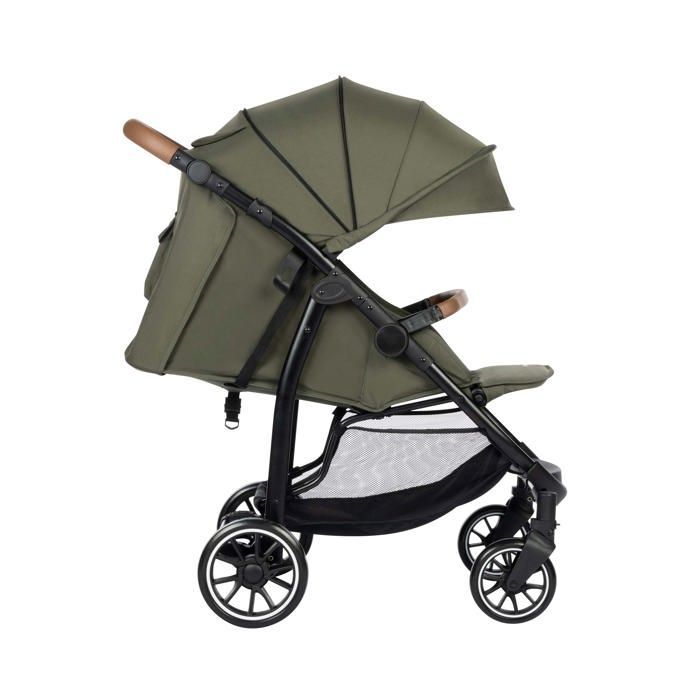 Passeggino compatto e ingegnoso BEBECONFORT - Con posizione completamente reclinabile - Dalla nascita fino a 4 anni (fino a 22 kg), Verde Minerale