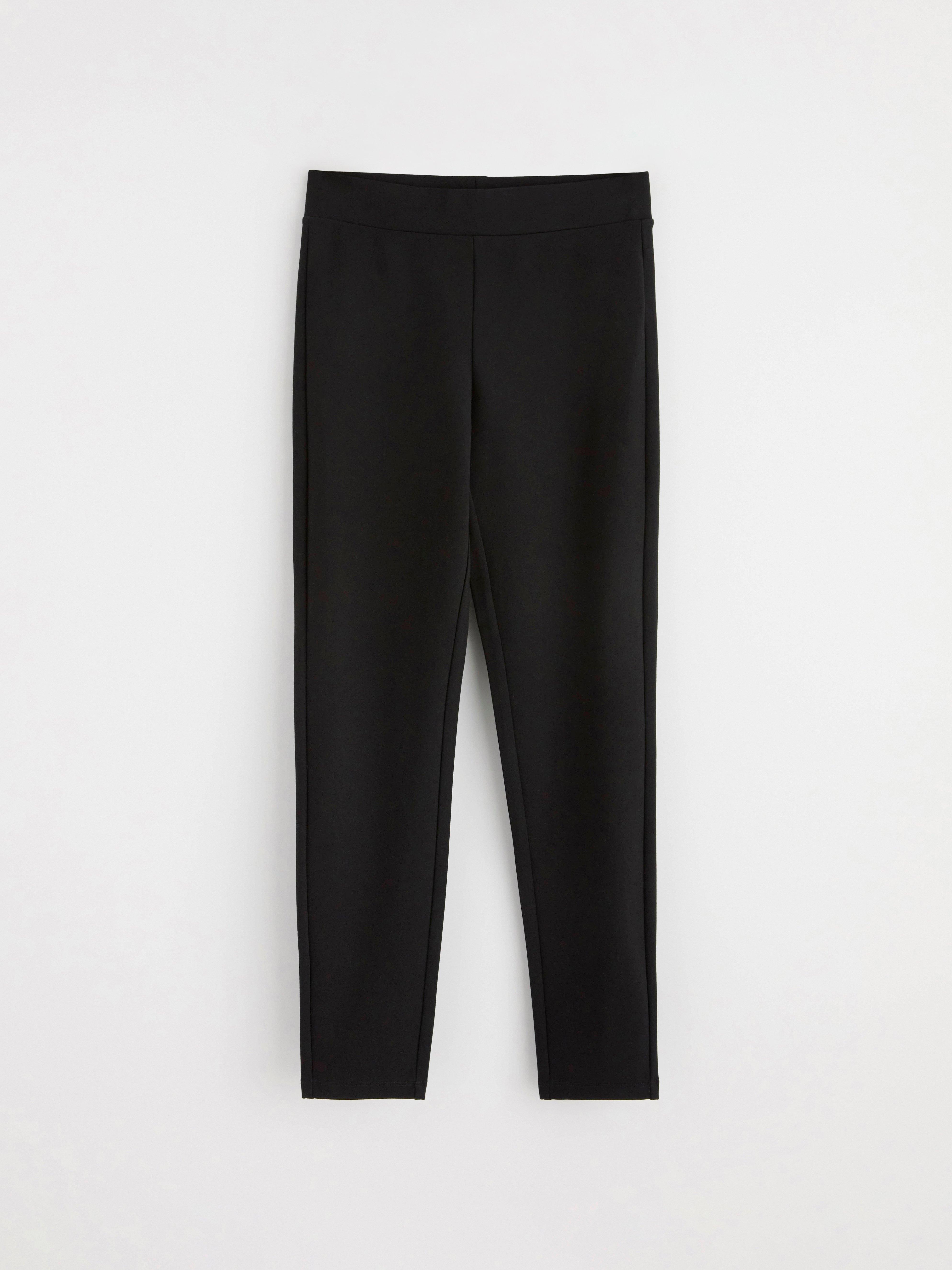 Leggings i punto Black