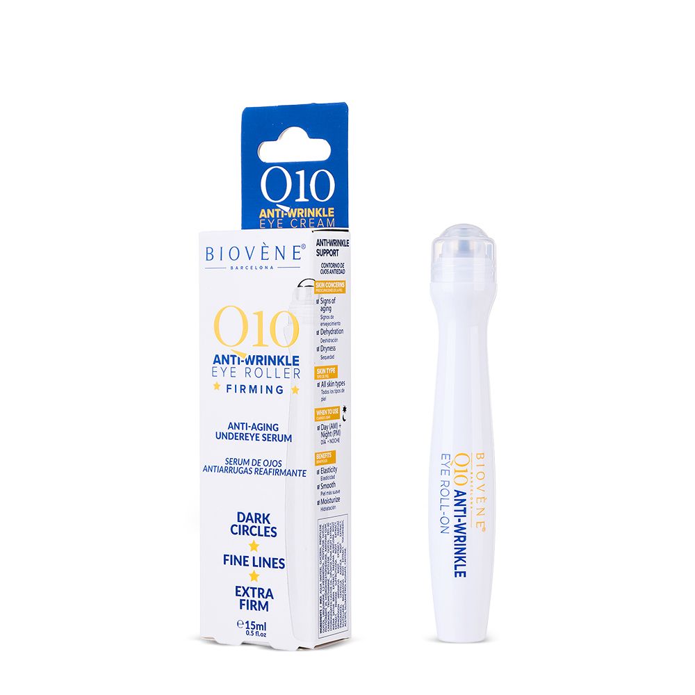 Spevňujúce očné sérum proti vráskam Q10 Eye Roller Krémy na očné okolie