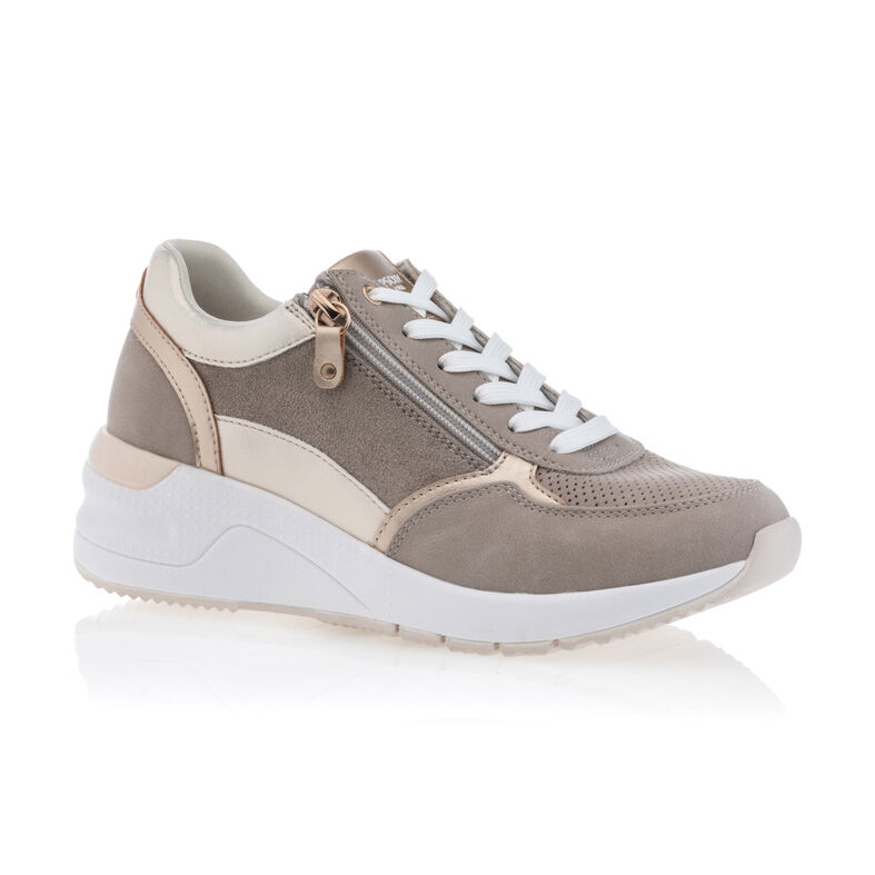 Tênis feminino bege