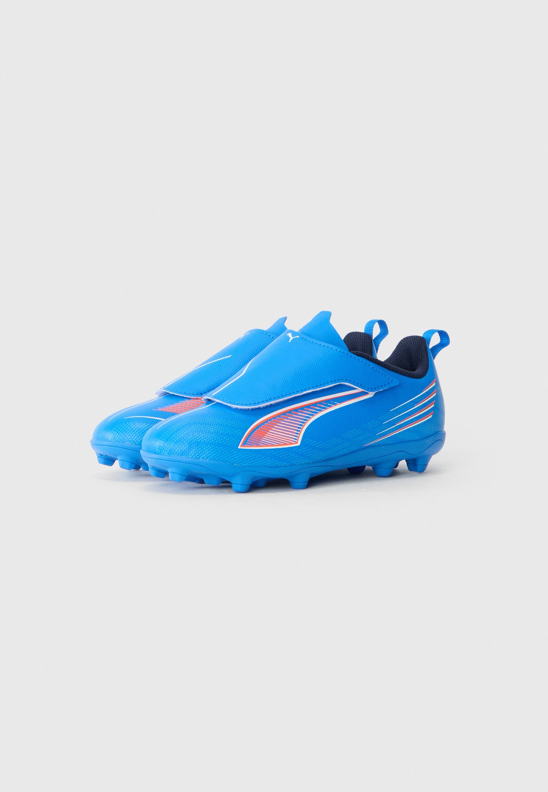 Puma ULTRA 6 PLAY FG/AG UNISEX - Scarpe da calcio per campi in erba sintetica - blu ultra/bianco/rosso acceso