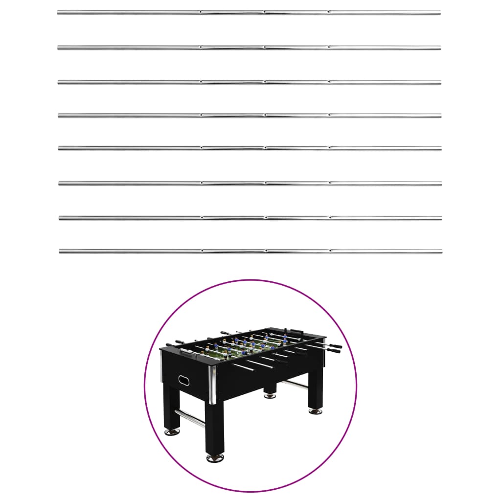  Palice za namizni nogomet Vidaxl 15,9 mm