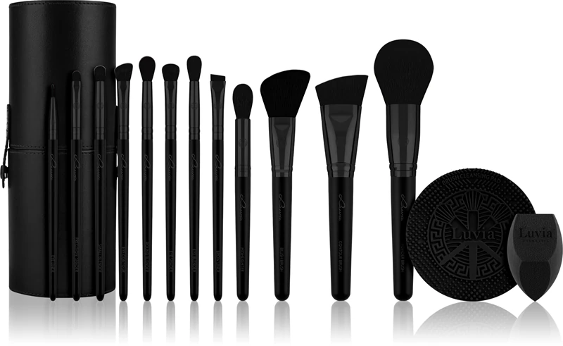 Conjunto de Pincéis Luvia Cosmetics Prime Vegan Pro Black Edition