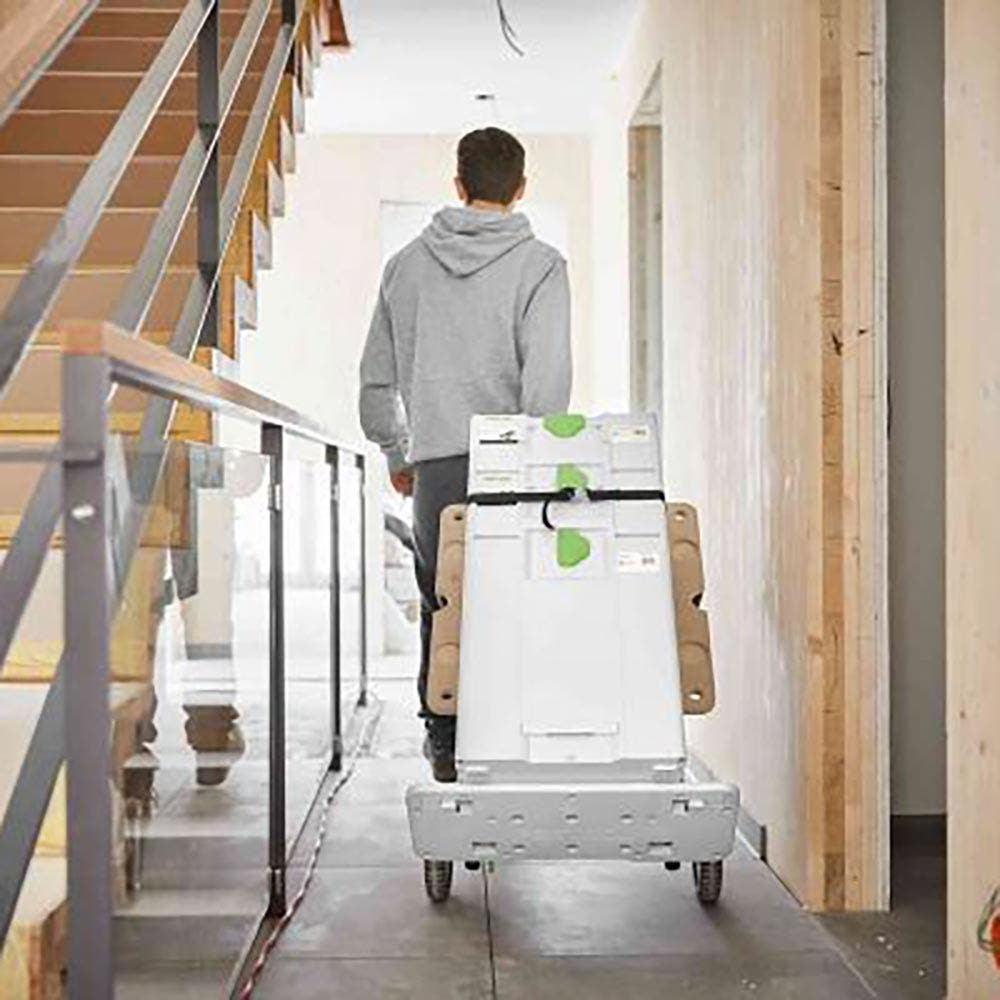Baza mobilă pentru ferăstrău FESTOOL Systainer se potrivește cu CSC SYS 50 577001