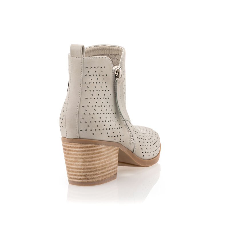 Graue Damenstiefel / Stiefeletten