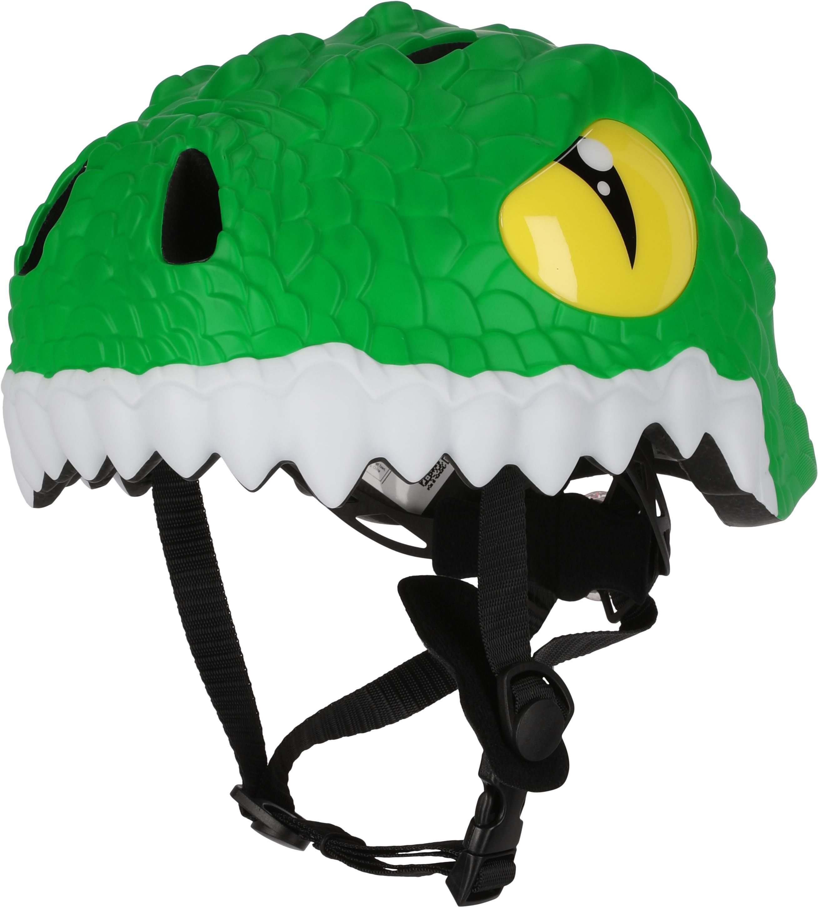 Bike Helmet - CRAZY SAFETY - Crocodile - Size S (49-55cm)
