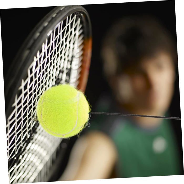 Base de rebote de la máquina de entrenamiento de tenis, herramienta de aprendizaje para ayudar en la práctica del juego. Etiqueta