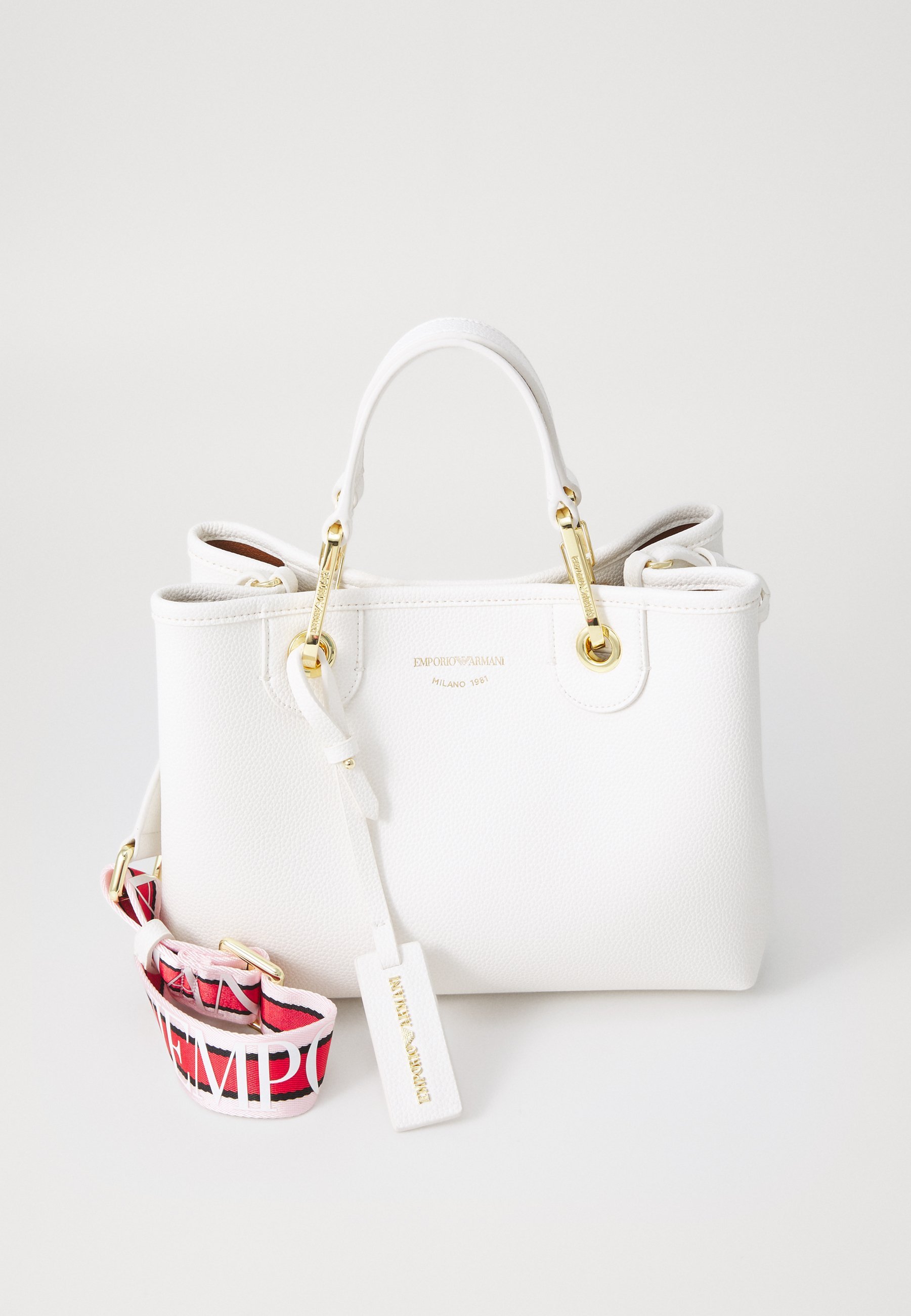 Emporio Armani handtas - wit/bruin