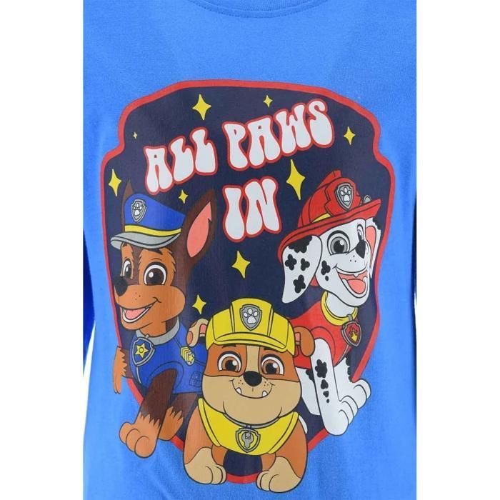 Patrulha Canina - Conjunto de pijama comprido de algodão para meninos 